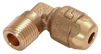 1/4" x 6mm MALE STUD ELBOW TAPER - LE-6179 06 13